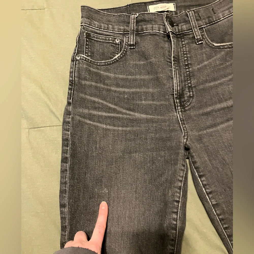 Madewell The Perfect Vintage Crop Jean Straight Leg High Waist 90s Mom Jean